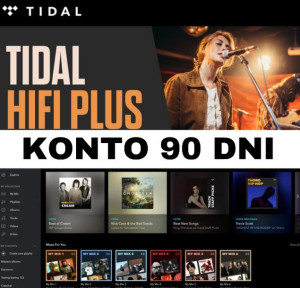 Konto Premium TIDAL HiFi PLUS na 90 DNI