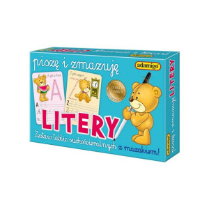 Piszę I Zmazuję Litery Nauka Pisania Liter Zestaw