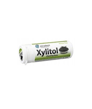Miradent guma do żucia ksylitolem zielona herbata