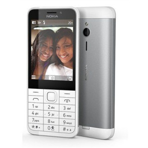 Nokia 230 Silver, 2,8 ", Tft, 240 X 320 Pikseli, 16 Mb, Dual Sim, Mini-sim