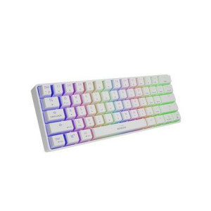 Genesis Thor 660 Rgb Gaming Keyboard, Rgb Led Light, Us, White,