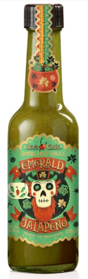 Sos Damn Hot Sauce Emerald Jalapeno 155 g Mic's Chilli - bardzo ostry Carol