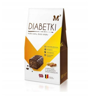 Diabetki czekoladki z orzechami arachidowymi