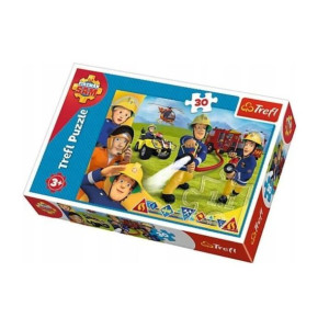 Puzzle Strażak Sam Gotowi By Pomagać 30 El Trefl