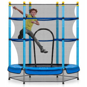 DOMOWA trampolina ogrodowa DLA DZIECI z siatką PRO
