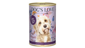 DOG'S LOVE Spring Menu Kalb - delikatna cielęcina dla psa ze szpinakiem i m