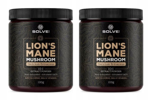 2x SOLVE Lions Mane 10:1 soplówka jeżowata 100g