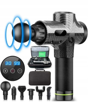 Pistolet Do Masażu Mocny Masażer Massage Gun Końcó