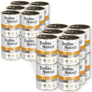 Dolina Noteci Premium Karma Kaczka z Dynią 800g - ZESTAW 24 SZTUK