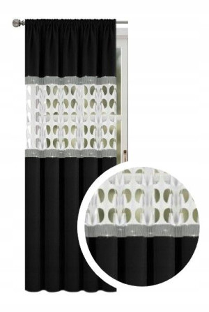 Zasłona 3d Ażurowa Wycinana Laserowo 145x250 Taśma