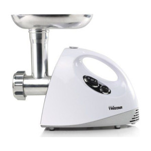 Tristar Vm-4210 Meat Grinder White, 3 Stainless Steel Grinding Plates,