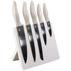 Stoneline Knife Block Natural Line 21197 Folding Stand, 5 Pc(s),