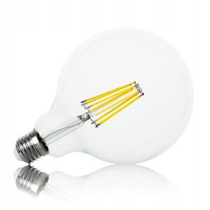 Żarówka LED E27 Filament 12W Edison G125 BAŃKA