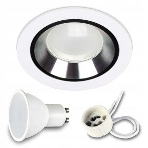 Oprawa wspuszczana sufitowa LED GU10 7W 4000K
