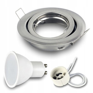 1x Oprawa halogenowa ruchoma SN +żar. LED GU10 7W
