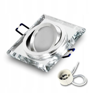 Oprawa wpuszczana RUCHOMA CLEAR LED GU10 7W 3000K