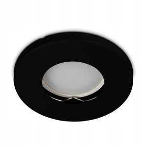 Oprawa halogenowa oczko sufitowe IP44 czarna LED