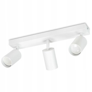 Oprawa Spot Natynkowa Biała Led Ruchoma Gu10 X 3
