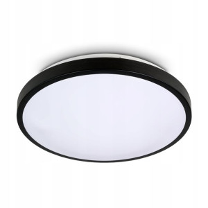 PLAFON lampa sufitowa PLAFON LED 18W CZARNY
