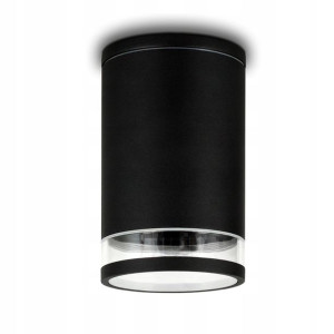 Duża Tuba Natynkowa Lampa Sufitowa Led Gu10 Ip44