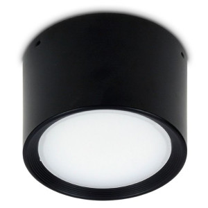 Oprawa sufitowa TUBA czarna natynkowa LED 15W