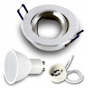 Oprawa wpuszczana ODLEW ALU + LED GU10 7W 3000K