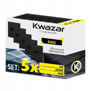 5x Lampa Schodowa Ścienna Led 230v Ip54 Taniej 15%
