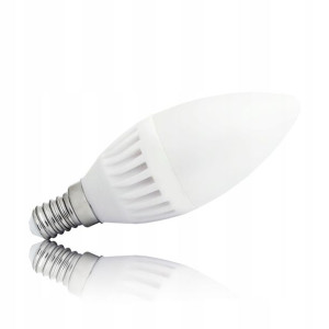 Żarówka Led E14 Świeczka 9w B.ciepła 3 Lata Gwar.