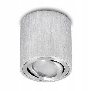 Oprawa sufitowa lampa NATYNKOWA TUBA do LED chrom