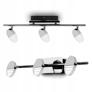 Spot Lampa Led Ruchoma Ścienno Sufitowa 3x5w 3000k