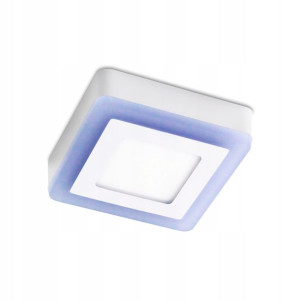 PANEL PLAFON LED NATYNK biały/niebieski 3W+3W IP42