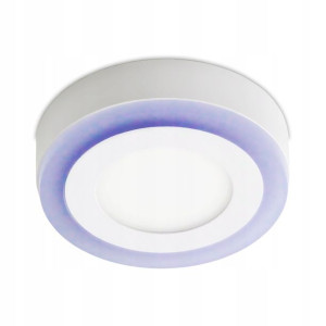 PANEL LED NATYNKOWY biały/niebieski 12W+4W IP42