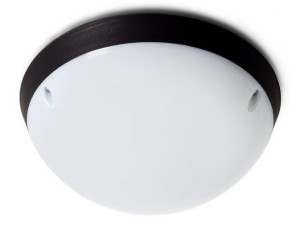 PLAFON lampa zewnętrzna z czujnkiem IP54 czarn AQD