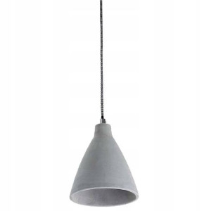 Lampa wisząca sufitowa CEMENTOWA LOFT E27 H19A