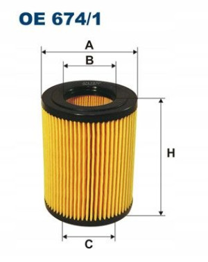 OE 674/1 FILTRON Filtr oleju
