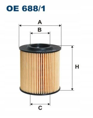 OE 688/1 FILTRON Filtr oleju