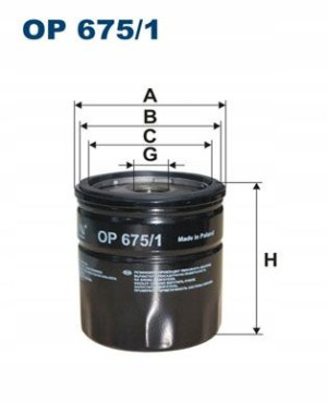 OP 675/1 FILTRON Filtr oleju