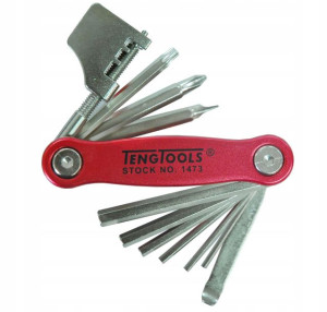 Klucze trzpieniowe zestaw rowerowy Teng Tools 1473