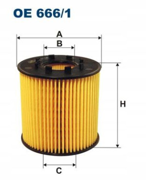 OE 666/1 FILTRON Filtr oleju
