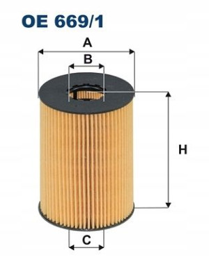 OE 669/1 FILTRON Filtr oleju