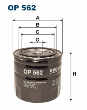 OP 562 FILTRON Filtr oleju
