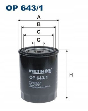 OP 643/1 FILTRON Filtr oleju