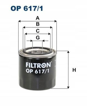 OP 617/1 FILTRON Filtr oleju