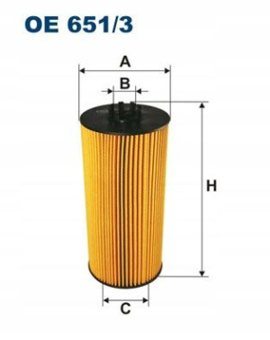 OE 651/3 FILTRON Filtr oleju