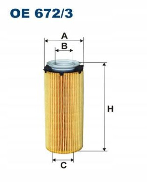 OE 672/3 FILTRON Filtr oleju