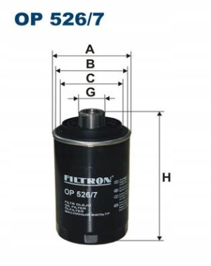 OP 526/7 FILTRON Filtr oleju