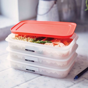 Tupperware Polarnik Pojemnik Do Mrożenia Piętrowy 3szt