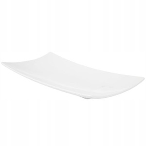 Półmisek Porcelanowy Biały Na Przekąski 26,5x12,5