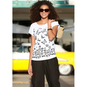 Bonprix Bluzka Z Nadrukiem 44-46 971153