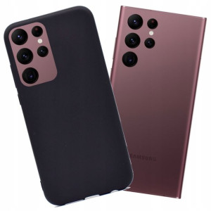 Etui Case czarne Matowe Black do Samsung S23 Ultra